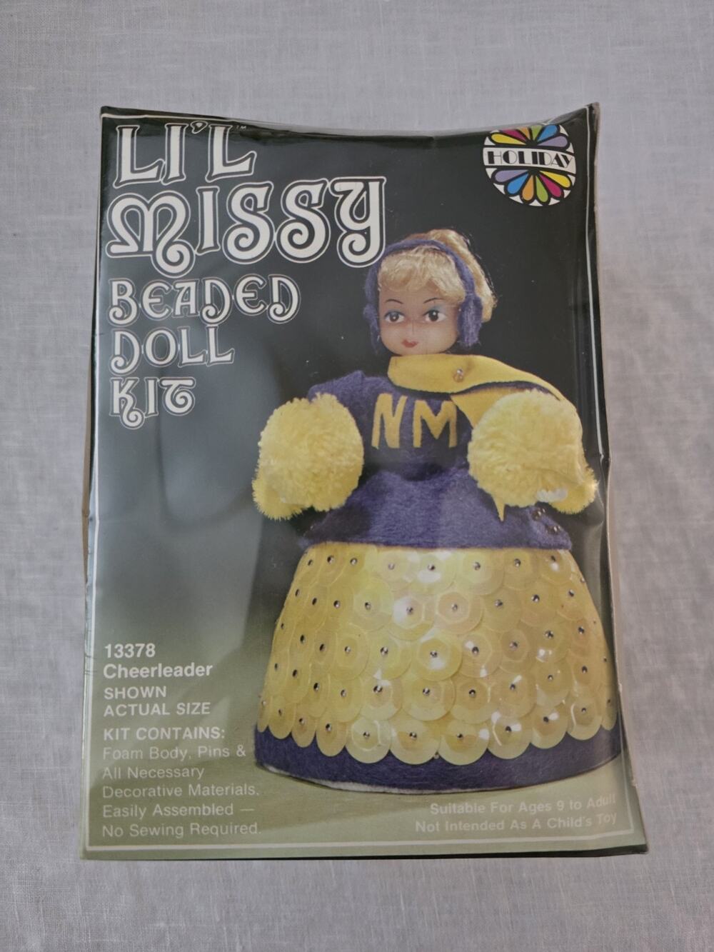 Li’l Missy Beaded Doll Kit 13378 Cheerleader